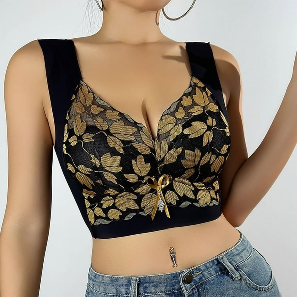 Sz 3L 2 Pack Angelwear Bra Senobra  & Flex Wireless Bra, black